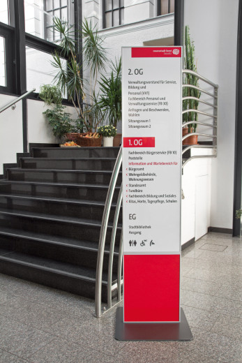 Innerbetriebliche Wegweisung-Muster