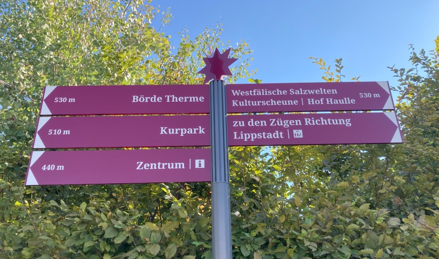 Wegeleitsystem Bad Sassendorf - 3 880x520